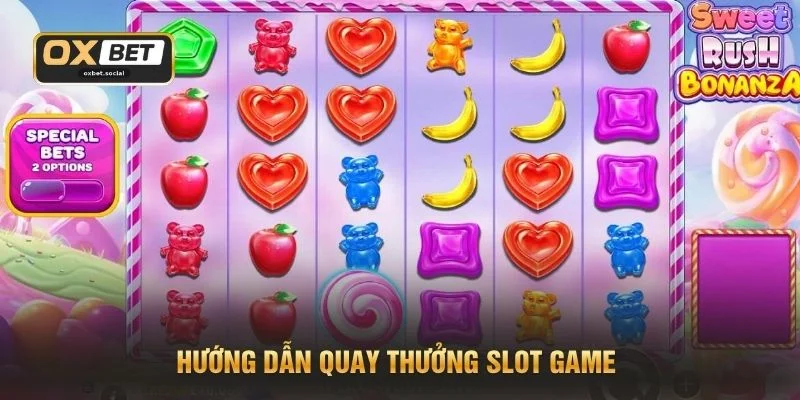 Hướng dẫn quay thưởng slot game