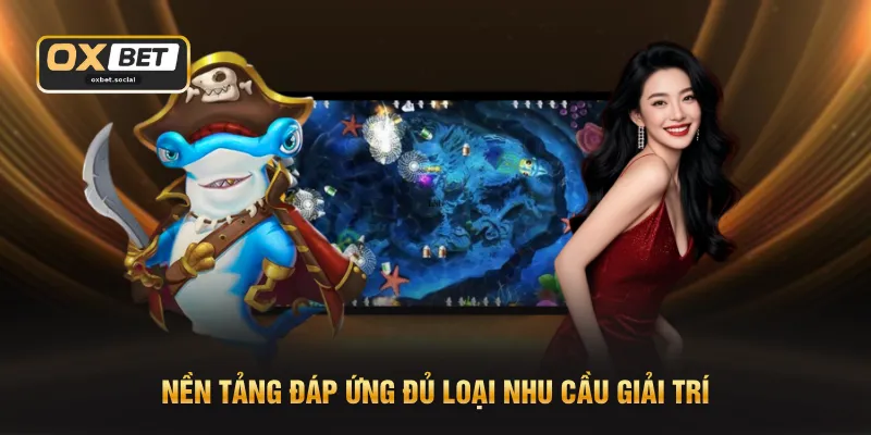 Nền tảng đáp ứng đủ loại nhu cầu giải trí