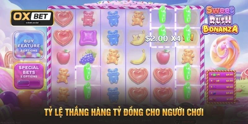 Tỷ lệ thắng hàng tỷ đồng cho người chơi